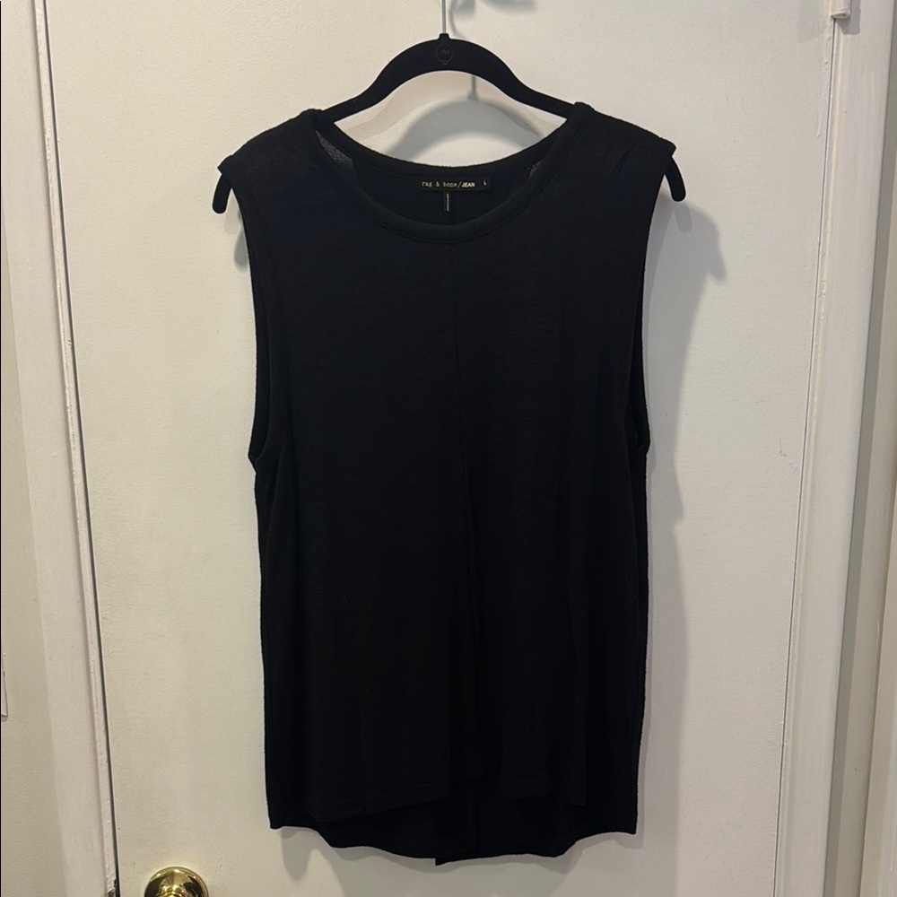 rag & bone Black Muscle Tee for Women